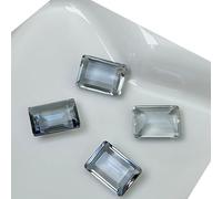 10 Pieces Art Rhinestones Rectangular Crystal Art Decorations For Acrylic Nails