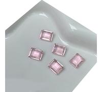 10 Pieces Art Rhinestones Rectangular Crystal Art Decorations For Acrylic Nails