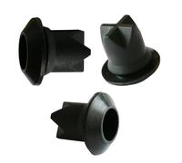 10 Pieces Black Silicone Duck Bill Valve Cross Valve One-Way Check Valve 15 * 8 * 14 MM for Liquid and Gas Backflow Prevent