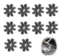 10 Pieces Car Steering Column Coupling Kit Flexible Plastic Vibration and Noise Reducer for Steering System Automotive Replacement