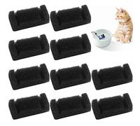 10 Pieces Cat Water Fountain Foam Filters,Sponge Filter for Cat Fountain Replacement Pet Drinking Fountain Sponge Filter for 85oz/2.5L Automatic Drinking Water Dispenser