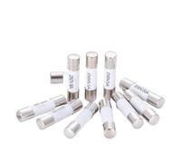 10 pieces, ceramic fuse tube, 5 * 20mm 6 * 30mm fast-acting tube fuse, 250V, 0.5/1/2/3/4/5/6/8/10/15/20/25/30A, protection circuit(10A,5x20)