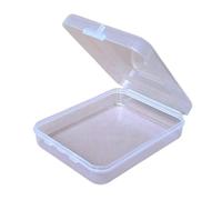 10 Pieces Clear Makeup Puff Containers Practical Earring Organized Great For Professional Makeup Artists Portable Organizer