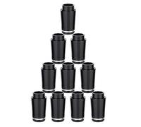 10 Pieces Collared 0.355'' Golf Iron Ferrule Taperd Shaft Compatible with Taylormade P Series Iron Clubs Head P790 UDI TI P770 P7MB P7TW