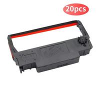10 Pieces Compatible Ink Print Ribbon Works With ERC30 ERC34 ERC38 12.7mm By 4m Black Purple Black Red For TM-U220 TM-U230 TM-U210 TM-U370 Printers(20 pcs Red Black)