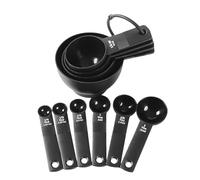 10 Pieces Cooking Measuring Set - Nesting Spoons and Cups | Ergonomic Kitchen Gadgets for Accurate Ingredient Portioning, Home Baking, Professional Culinary Use, Cafeterias, Bakeries, and Cooking Work