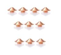 10 Pieces D28/D32 Laser Cutting Nozzle High Speed Double Layer Nozzle Fiber Laser Cutting Head Single-Layer Laser Nozzle D32H15 Hole Diameter 4.0mm