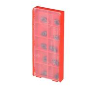 10 Pieces DCMT070204 VP15TF DCMT21.51 Carbide Inserts for CNC Lathe Turning Tool, Lathe Blades for Steel Processing, Metal Surface Finishing, High Strength Carbide Tooling, Box of