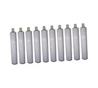 10 Pieces Empty Aluminum Paint Tubes Refillable Storage Containers with Easy Opening for Gouache Acrylic Oil Hand Cream for Home Decoration Artist Stu, Multi, 10Pcs 120ml