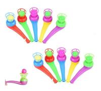 10 Pieces Floating Blow Pipe Ball Game, Ball Blowing Toy, Random Color Educational Balancing Toy Floating Balls Game, Gathering Supplies, Goodie Bag Stuffers For Boys, Girls, Kids, Preschoolers