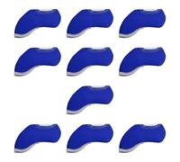 10 Pieces Golf Iron Club Covers Neoprene Waterproof Golf Iron Head Covers Breathable Wedge Putter Sleeve Lightweight Suitable for Begin, Blue