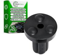 10 Pieces Grate Hob Rubber Feet Ø10 mm x 10 mm with Original Code 50280807004 for Electrolux 481246368017 C00312063 for Whirlpool 754010112 for Smeg - Warranty 5 Years - ONIX TECH