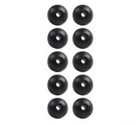 10 Pieces Gym Pulley Machine Cable Ball Stopper For 8mm And 10mm Wire Diameter Black Plastic Interface Port Limitation Buffer To Reduce And Extend Service Of Equipment Accessories(38mm)
