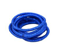 10 Pieces Hair Bands Bling Decorative Solid Protective Ponytail Holder Scrunchies Girls Styling Accessories Royal blue, Type 2