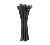 10 Pieces Handmade African Dreadlocks Extended Human Hair for Women Men Children Natural Hair Wefts for Various Hairstyles Durable Afro Dreadlocks Extensions for Everyday and Party