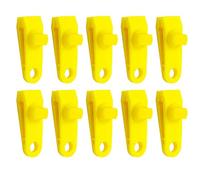 10 Pieces Heavy Pool Awning Cover Clips - Outdoor Tarp Holders, Lock Tent Clamps, Durable Fabric Anchors | Portable Fasts Grip Tabs with Tight Clamp Force for Backyard Setups, Fishing Shade