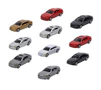 10 Pieces HO Scale Model Car 1:87 Building Train Scenery