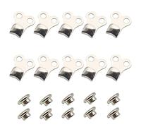 10 Pieces Lace Accessories Alloy Hooks Boot Lace Hooks Shoes Boot Lace Accessories Created to Tie Shoelaces Mountain Shoes Leather Straps for Bags, no, no