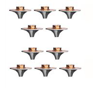 10 Pieces Laser Nozzles Single Double Layer Dia.28/32mm M11 Caliber 0.8-5.0 for Fiber Cutting High-Speed Chrome-Plated Double Layer Nozzle D28H15 Hole Diameter 1.0mm