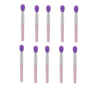 10 Pieces Lip Brush Set Flexible Silicone Tip Makeup Tools For Detailed Cosmetic Application Brushes Brushes