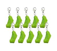 10 Pieces Lovely Cucumber Bag Charm Lovely Keychain Accessory for Bags and Backpacks Fun Decorative Pendant Use