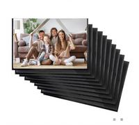 10 Pieces Magne tic Photo Frames, 10 x 15 cm Magnetic Frame Picture, Fridge magnet photo frames, PersonaL Black Photo Magnets for Fridge, Postcard, Notices, Window, Fridges, and Door