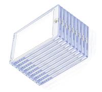 10 Pieces Magnetic Card Holder 35 PT Trading Cards Protectors Clear Acrylic Cards Protectors for Baseball Football Sports Card Trading Cards Game Card Storage and Display