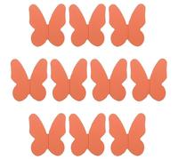 10 Pieces Metal Knobs Cabinet Door Knob Kids Dresser Pull Handle for Children Bedroom Cabinets Closets Furniture Hardware Cute Drawer Handles Cupboard Pulls, Orange
