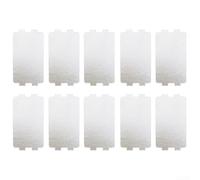 10 Pieces Microwave Mica Insulation Sheets for Heat Resistance Protection and Electrical Interference Shielding Inside Microwave Oven (S)