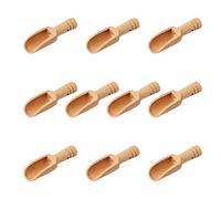10 Pieces Mini Wooden Spoons, Salt Spoons, Wooden Candy Tea Spoons, Bath Spoons, Powder Detergent Spoons, Mini Bamboo Spoons, Bath Salt, Tea Spoons, Coffee Mini Wooden Spoons, 7.6cm*2.3cm
