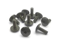 10 Pieces Motorcycle Scooter ATV Moped Plastic Cover Screw Bolt Or U Type Clips With Nut M6 6mm M6X12 M6X16 M6X20e Screws Nuts(M6x12 bolts (10pieces))