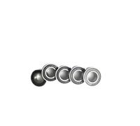 10 pieces MR83-2RS bearing 3x8x3mm ABEC-1 flange MR83RS ball bearing R-830 ZZY03