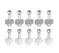 10 Pieces Multi-Purpose Triangle Socket Cabinet Key for Distribution Cabinets Measuring Box Universal Utility Wrench Gas Meter Box
