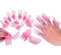 10 Pieces Nail Polish Protection Clips, Soft Plastic Nail Protector To Keep Polish Cover Shield Protector, Light-Weight, Portable & Easy To Use, Perfect For Nail Art Protection, For All