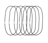 10 Pieces Notebook Elastic Bands Nylon Rope Rubber Connection Tie Rope Refill Connection Band for Travelers Leather Journal