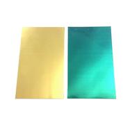 10 Pieces of 100x65x0.2mm Brass Cathode Plates for Hull Cell Electroplating Experiments