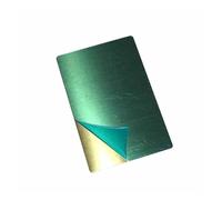 10 Pieces of 100x65x0.2mm Brass Cathode Plates for Hull Cell Electroplating Experiments