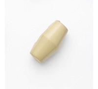 10 Pieces of Baby Duffle Buttons 20mm/25mm/32mm/38mm Wide Baby Toggles - Simply Sew Crafty™ (UK) (20mm - Beige)