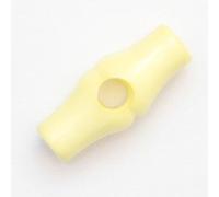 10 Pieces of Baby Duffle Buttons 20mm/25mm/32mm/38mm Wide Baby Toggles - Simply Sew CraftyTM (UK) (25mm - Lemon)