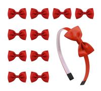 10 Pieces Of Bow Hair Clips And 1 Piece Of Bow Headband, Children'S Hair Accessories, Cute Hair Accessories, Bow Hair Accessories, Girls' Styling Accessories
