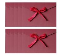 10 Pieces of Burgundy Envelopes, Gift Envelopes, Holiday Gifts, Envelope Packaging, Suitable for Postcards, Letters, Invitations, Etc