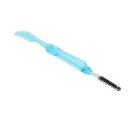 10 Pieces of Lash Brush Comb Mini 2 Use Portable Reusable Eyebrow Cosmetics -up Tool (Blue)