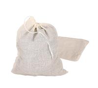 10 Pieces of Reusable Soup Broth Stewed Coffee Tea Bone Soup Bag, Chinese Herbal Soup Tea Bag, Drawstring Soup Bag, Cotton Filter Mesh Bag, Cooking Separation Spice Food Filter (3.94x5.91 inches)