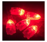 10 pieces of super bright balloon lights, LED mini party lights for, (white), red, Round, 1.00W