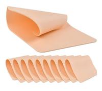 10 Pieces Of Tattoo Practice Skin, Double-sided Professional Artificial Silicone Skin