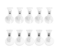 10 Pieces Of Transparent Label Clips, Supermarket Commodity Label Clips, Windshield Parking Ticket Clips, Glass Special Suction Cup Hooks.