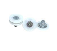 10 Pieces Outer Diameter 22mm POM U Groove Wire Guide and Refrigerator Drawer Roller 22x7xM6 DU22 C6L8W7M6 Round Track Wheel DR19 DR22 DR30
