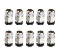 10 Pieces PC4-01 M10 Quick Fitting Straight Pneumatic Fitting Push to Connect for Printer 1.75mm Filament Quick Connector