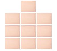 10 Pieces PCB Copper Foil Boards FR4 with Fiberglass Base for Electronics Hobby, Etching and Circuit Testing