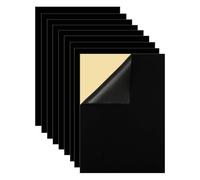 10 Pieces Peels and Stick Felt Sheets Self-Adhesive Felt, Black